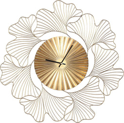 PTMD Jora Klok - 68,5 x 3,5 x 67,5 cm - Metaal - Goud