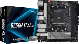 ASRock B550M-ITX/ac - Mini-ITX Moederbord - 802.11ac WiFi - Polychrome RGB