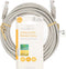 Nedis CAT5e Netwerkkabel - U/UTP - RJ45 Male - RJ45 Male - 5.00 m - Rond - PVC - Grijs - Label