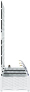vidaXL - Tuinplantenbakken - met - Water - Irrigatiesysteem - - - 3 - Stuks - - - Wit