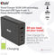 Club 3D CAC-1906 - Reisoplader 132W - 4 poorten USB Type-A en -C - Power Delivery (PD) 3.0 - Zwart