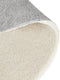 tectake® Soft Zone - Vloerkleed - Rond - Ø120 cm - Antislip - Onderhoudsvriendelijk - Crème