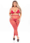 Ondergoed Set Pink Lipstick Rood (XL)