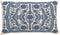 Dutch Decor MIMI - Kussenhoes van katoen 30x50 cm - Provincial Blue - blauw en wit - met rits