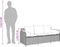 vidaXL - Tuinbank - 3-zits - met - kussens - poly - rattan - bruin