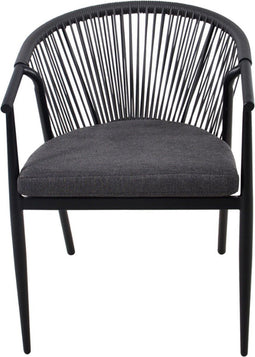 Silvan tuinstoel grijs