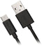 Veho VCL-003-C-1M - USB A naar USB type-C kabel - 100cm - Zwart