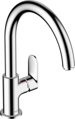 Hansgrohe Vernis Blend M35 - Ééngreeps keukenmengkraan 260 - Draaibare uitloop 110° 150° 360° - Chroom