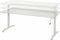 Slinger verstelbaar zit/zit bureau NLST breed 180CM diep 80 cm bladkleur Speciale Kleur framekleur Wit (RAL9010)