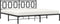 vidaXL - Bedframe - met - hoofdbord - metaal - zwart - 200x200 - cm