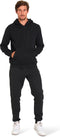 Mario Russo Trainingspak Achilles - Trainingspak heren - Joggingbroek met hoodie - Zwart - M