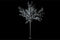 Kerstboom DKD Home Decor Wit Zilverkleurig Metaal Plastic 120 x 120 x 220 cm