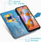 iMoshion Hoesje Geschikt voor Samsung Galaxy M11 / A11 Hoesje Met Pasjeshouder - iMoshion Mandala Bookcase - Turquoise