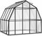 vidaXL - Broeikas - met - basisframe - 6,43 - m² - aluminium - antracietkleurig