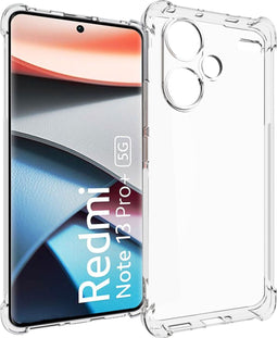 iMoshion Hoesje Geschikt voor Xiaomi Redmi Note 13 Pro Plus Hoesje Siliconen - iMoshion Shockproof Case - Transparant