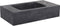 Differnz Bombai black - Natuurstenen wasbak - 40 x 22 x 9 cm - Antraciet