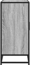 vidaXL - Dressoir - 68x35x76 - cm - bewerkt - hout - en - metaal - grijs - sonoma