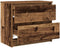 vidaXL - Tv-meubel - 60x35x54 - cm - bewerkt - hout - oud - houtkleurig
