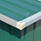 vidaXL - Tuinschuur - 257x392x181 - cm - metaal - groen