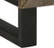 vidaXL - Wastafelkast - 62x33x58 - cm - massief - mangohout - zwart