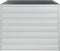 vidaXL - Plantenbak - verhoogd - 100x100x77 - cm - gegalvaniseerd - staal - zilver