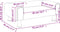 vidaXL Kinderbank 70x45x26,5 cm fluweel roze