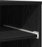 vidaXL - Printerstandaard - met - Wielen - Zwart - Eiken - 60x48x74 - cm