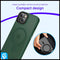 Apple iPhone 15 - Back Cover - MagSafe Compatibel - Donkergroen