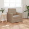 vidaXL - Vloersofa - Bed - 2-in-1 - Cappuccino - 74x77x81 - cm - Kunstleer