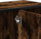 vidaXL - Wastafelkast - 80x33x60 - cm - bewerkt - hout - gerookt - eikenkleurig