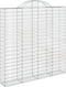 vidaXL - Schanskorven - 8 - st - gewelfd - 200x30x200/220 - cm - ijzer