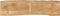 vidaXL - Tafelblad - met - natuurlijke - rand - 160x40x3,8 - cm - massief - mangohout
