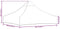 vidaXL - Partytentdak 270 g/m² - 2x2 m - Groen
