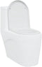 vidaXL - Snelle - Aflaat - Toiletzitting - met - Zachte - Sluiting - in - Duroplast - Wit