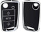 Autosleutel hoesje - Geschikt voor Volkswagen - TPU Sleutelhoesje - Sleutelcover - Autosleutelhoes VW,Seat,Skoda,Cupra zwart B3 - Volkswagen Up, Volkswagen Polo, Volkswagen Golf, Volkswagen Touran, Volkswagen Caddy, Volkswagen Transporter, Volkswage