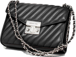 Handtas Dames Michael Kors 35T0SXOL2U-BLACK 23 x 18 x 7 cm Zwart