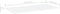 vidaXL - Wandschappen - 4 - st - 100x50x1,5 - cm - bewerkt - hout - wit
