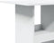vidaXL - Bartafel - met - opbergruimte - 60x60x102 - cm - bewerkt - hout - wit
