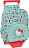 Safta Hello Kitty Sea Lovers Rugzak Met Trolley Wielen Groen
