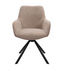 Dutchbone Oliver Draaibare Eetkamerstoelen 57x60x86 cm – Taupe (Set van 2)