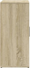vidaXL - Dressoir - 60x31x70 - cm - bewerkt - hout - sonoma - eikenkleurig