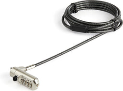 Startech.com LTLOCKNANO - Laptop kabelslot - 4-cijferig combinatieslot - 2 meter staal