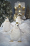 House of Seasons - Kersthuisje 1 met verlichting - 35 x 25 x 55 cm - Grijs