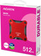 Adata SD620 - Externe SSD - 512GB - Rood