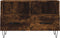 vidaXL - Tv-meubel - 80x36x50 - cm - bewerkt - hout - gerookt - eikenkleurig