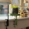 Esschert Design Plantenblad met klem rond S groen