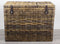 MigoStyling - Wasmand - 3 vakken - Brown - Met deksel - 85 x 40 x H65 - Riet - Rotan - Duurzaam