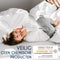 Hoeslaken 70x140 - 100% Oeko Tex Gecertificeerd Katoen - Set van 2 - Wit en Beige (2 stuks)