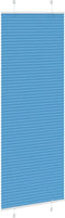 vidaXL - Plissé - rolgordijn - 75x200 - cm - stofbreedte - 74,4 - cm - polyester - blauw