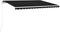 vidaXL - Luifel - automatisch - met - LED - en - windsensor - 450x300 - cm - antraciet
